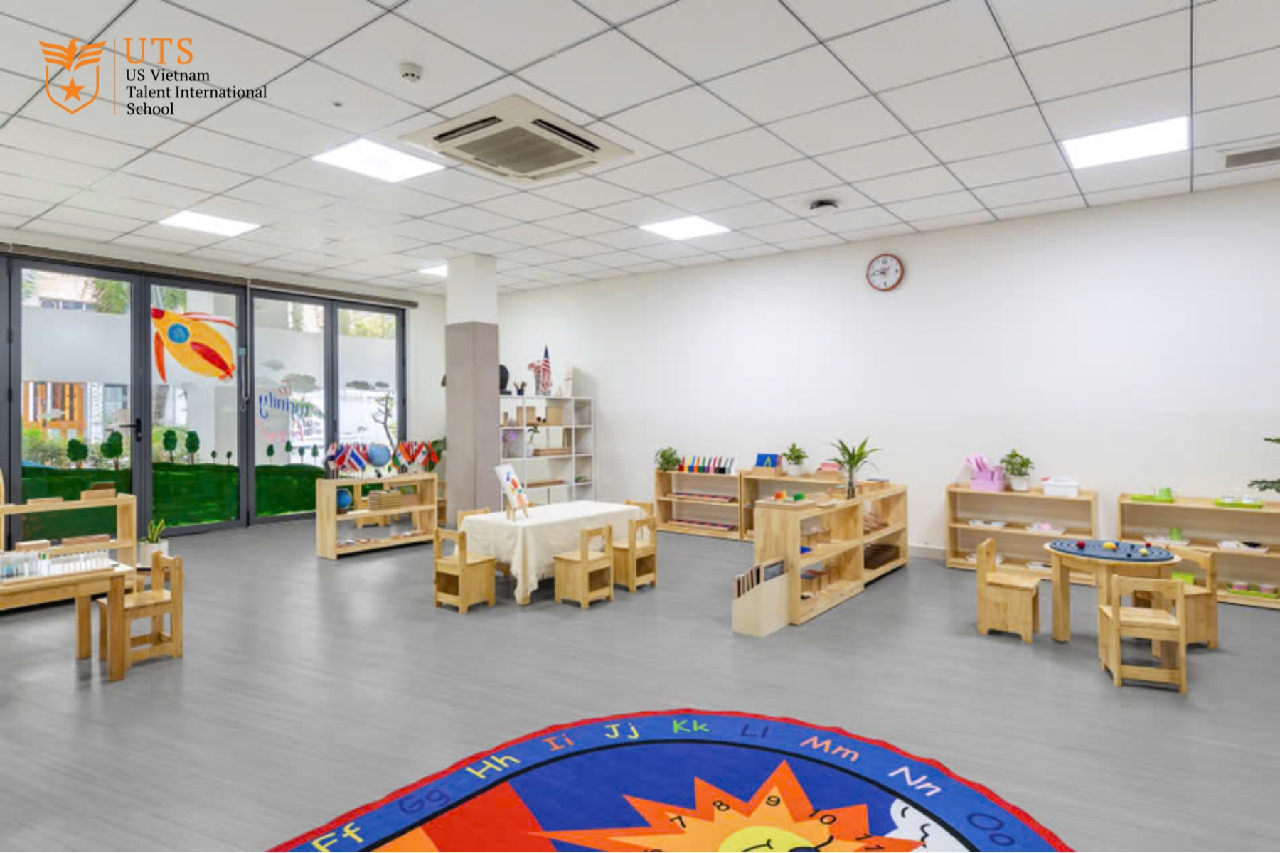 Không gian tràn ngập mảnh xanh và trang bị giáo cụ đầy đủ tại UTS cơ sở Botanique-2