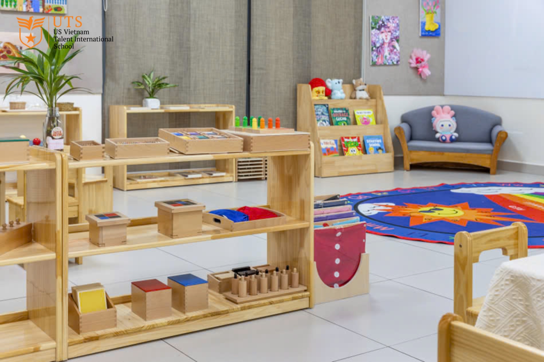 Không gian tràn ngập mảnh xanh và trang bị giáo cụ đầy đủ tại UTS cơ sở Botanique-3