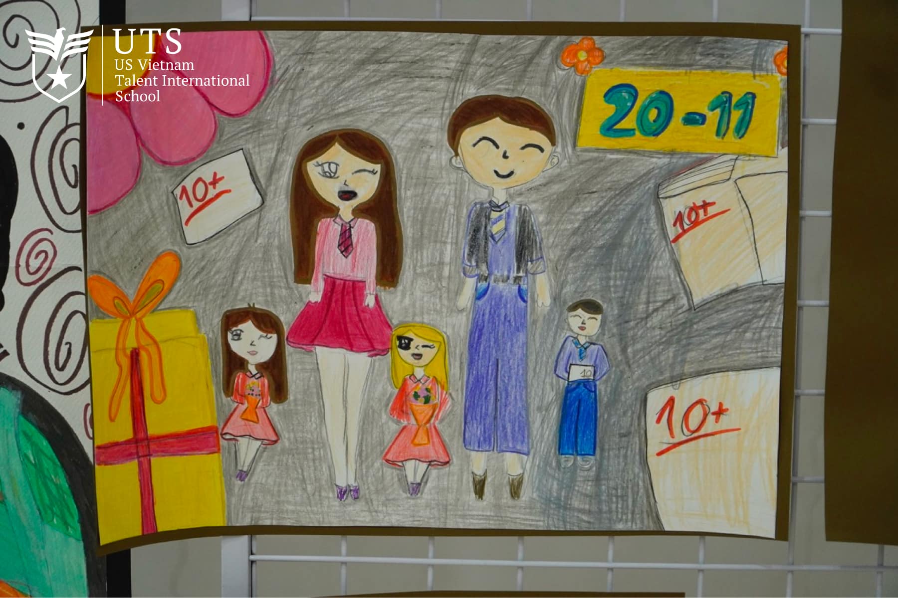 Triển lãm tranh Ngày Nhà giáo Việt Nam: Cô thầy trong mắt con