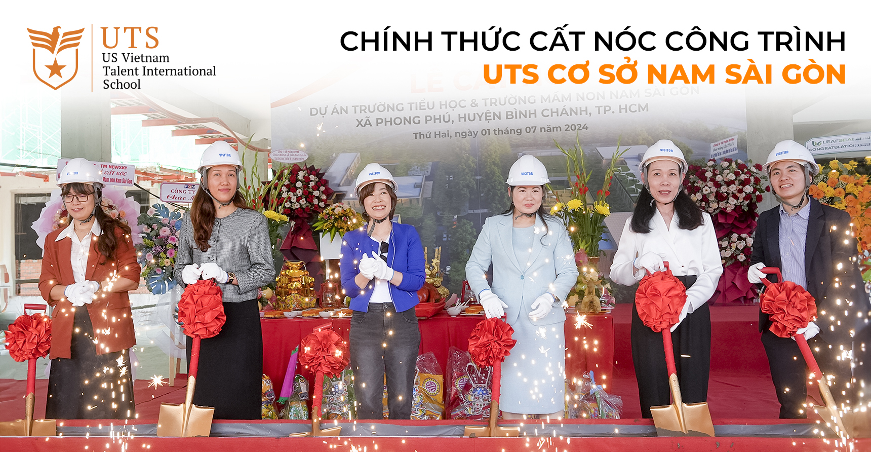 Chính thức cất nóc công trình Trường Quốc tế Nam Mỹ UTS – Cơ sở Nam Sài Gòn