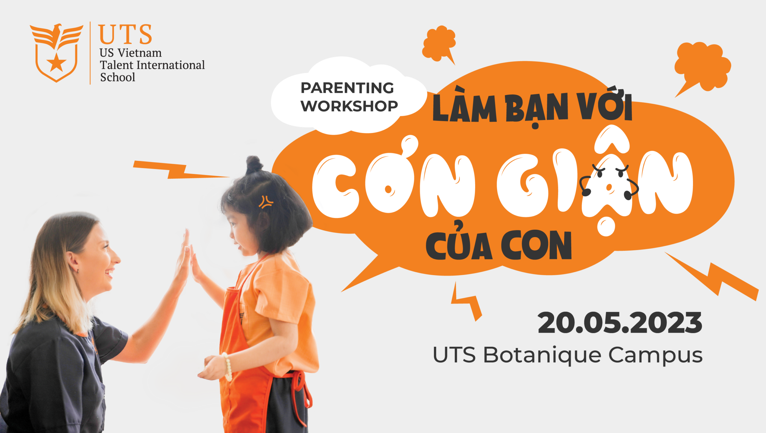 Parenting Workshop: Làm bạn với cơn giận của con