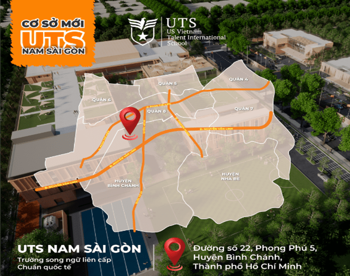 UTS Saigon South có vị trí thuận tiện và là lựa chọn lý tưởng cho gia đình khu Nam.