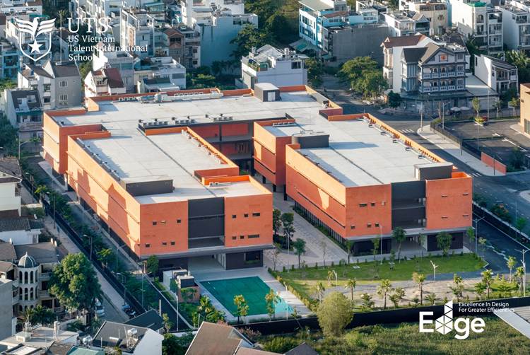 Không gian xanh mát, kết nối các cấp học, tạo hành trình học tập ổn định.